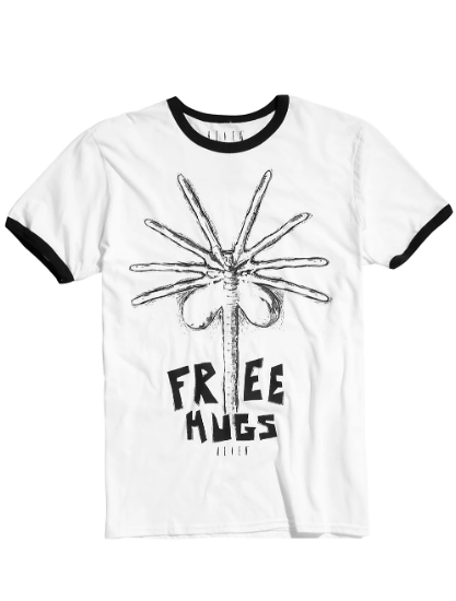 free hugs alien shirt